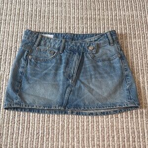 Denim Mini Skirt